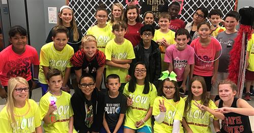 Springer Elementary Hosts Glow Dance a Thon - 2017-10 